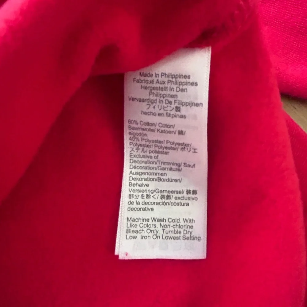 J.Crew Crewcuts Girls Button Neck Pullover Red NWT